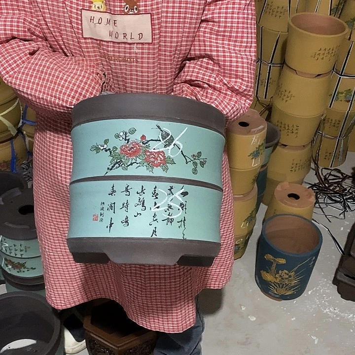 紫砂花盆紫砂花盆