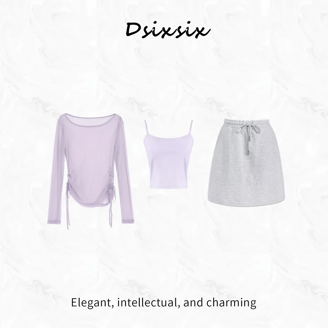 Yeah Me/也觅【月光诗集】夏季新款学院风气质连衣裙套装纯欲慵懒风