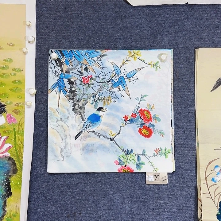 国画国画花鸟画作品