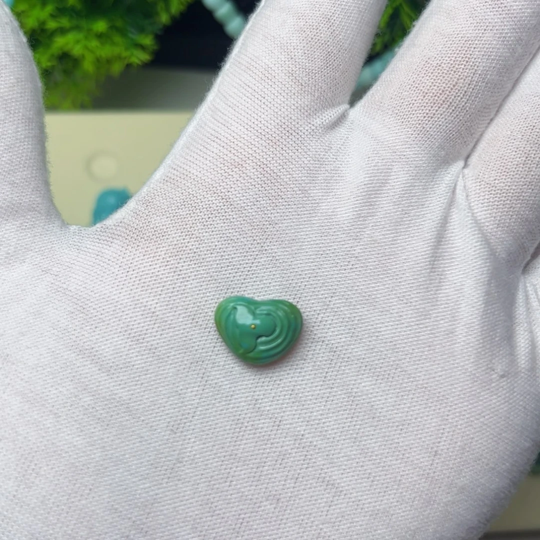 合金绿松石吊坠(不含链)