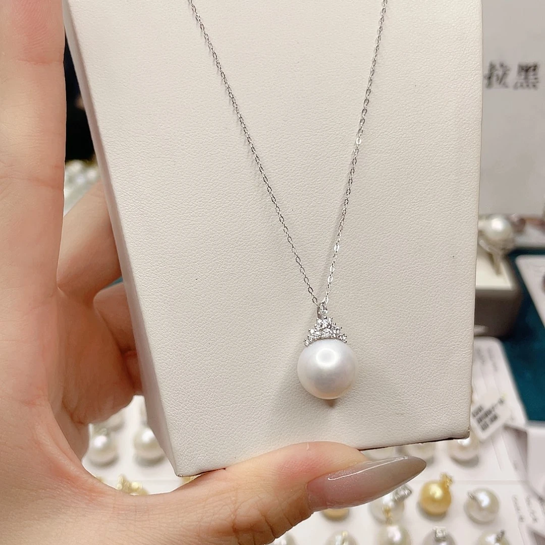 吊坠(赠链)银S925镶嵌淡水珍珠
