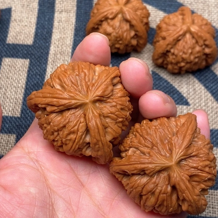 吊坠文玩核桃熊***绒