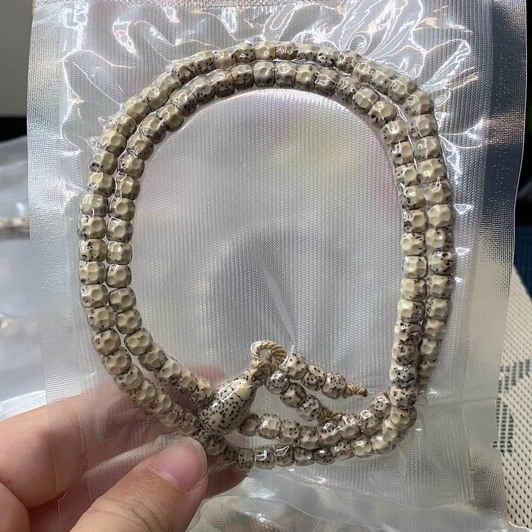 星月菩提吊坠石玉无相长串65