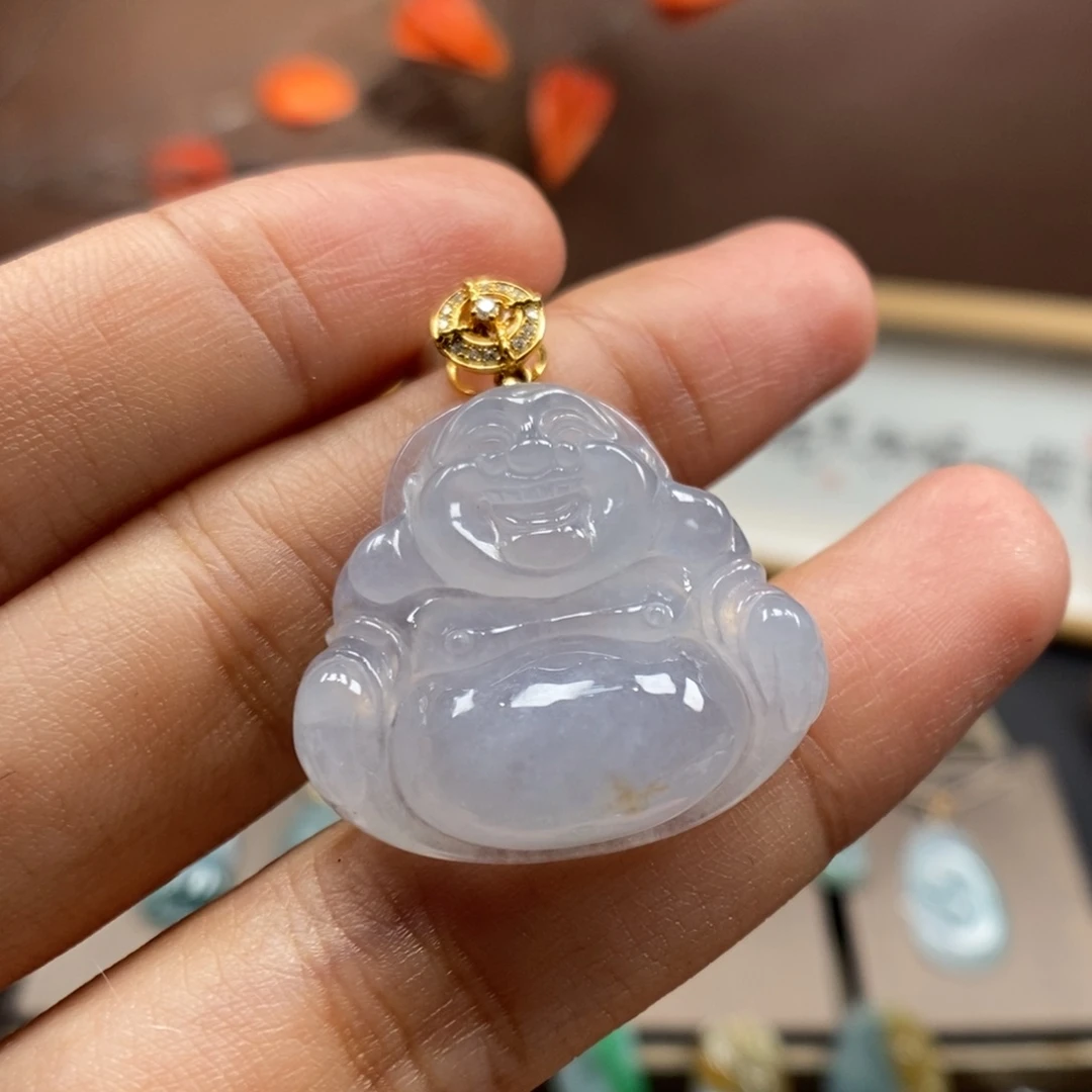 【闪购商品】颈饰18K金镶嵌翡翠67