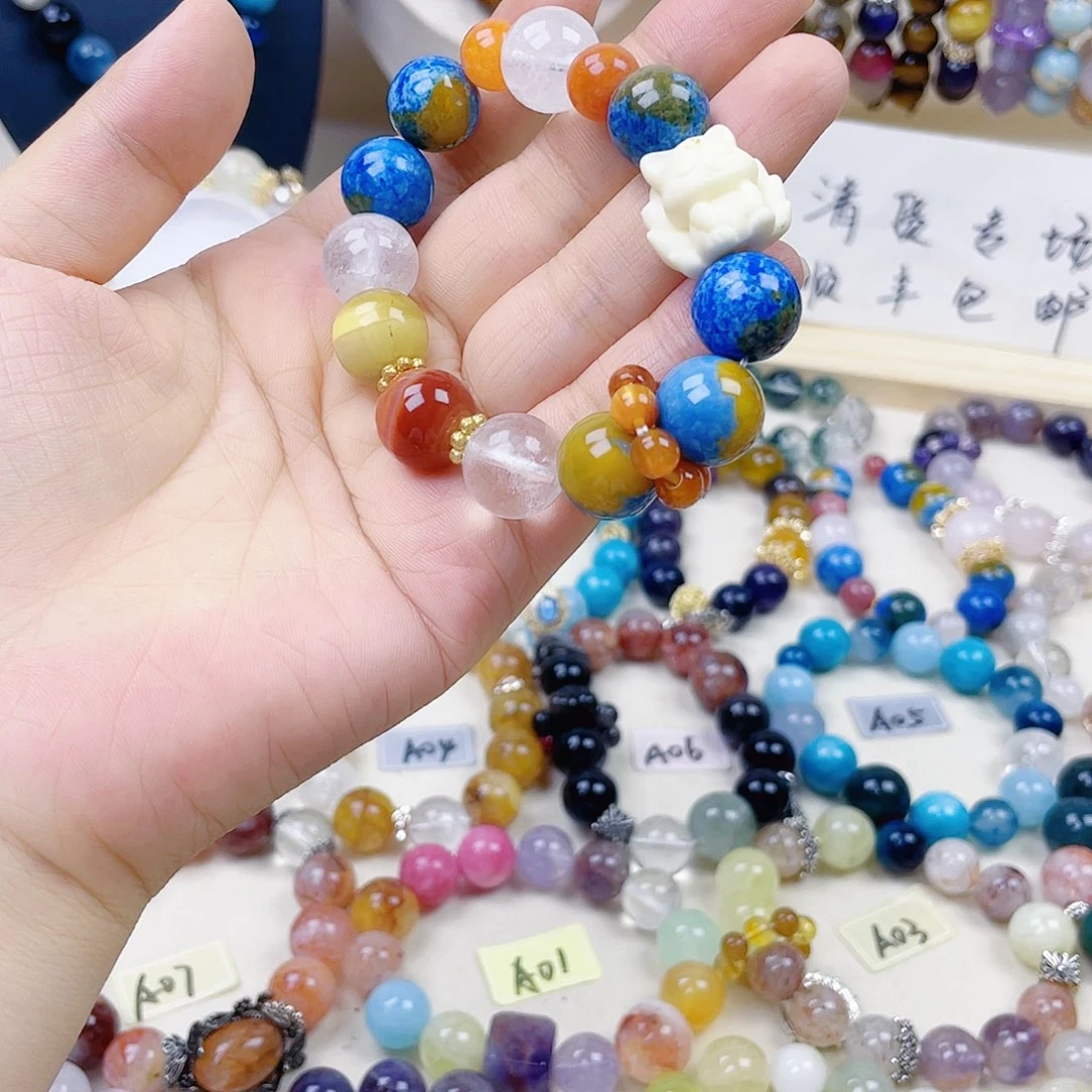 水晶手链银S925镶嵌