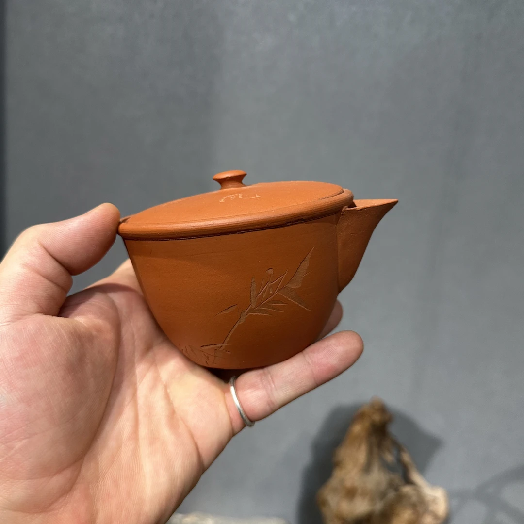 大年份，老泥料，匠人手做柴烧（盖子有点大）