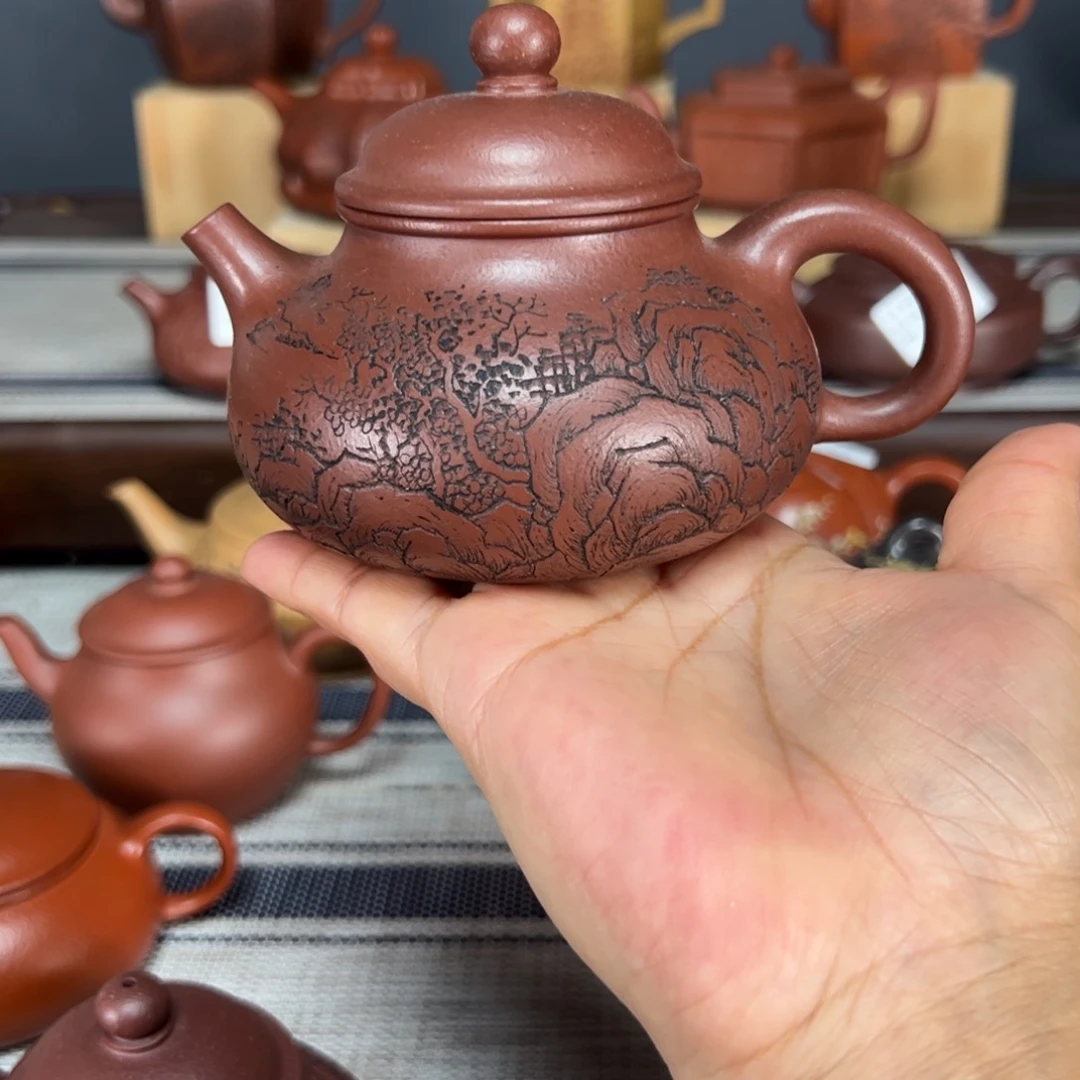 茶壶紫砂风***人容天底槽清