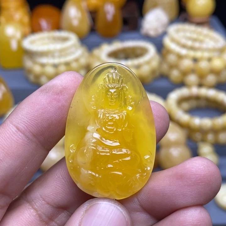 蜜蜡吊坠(不含链)未镶嵌用****2微瑕