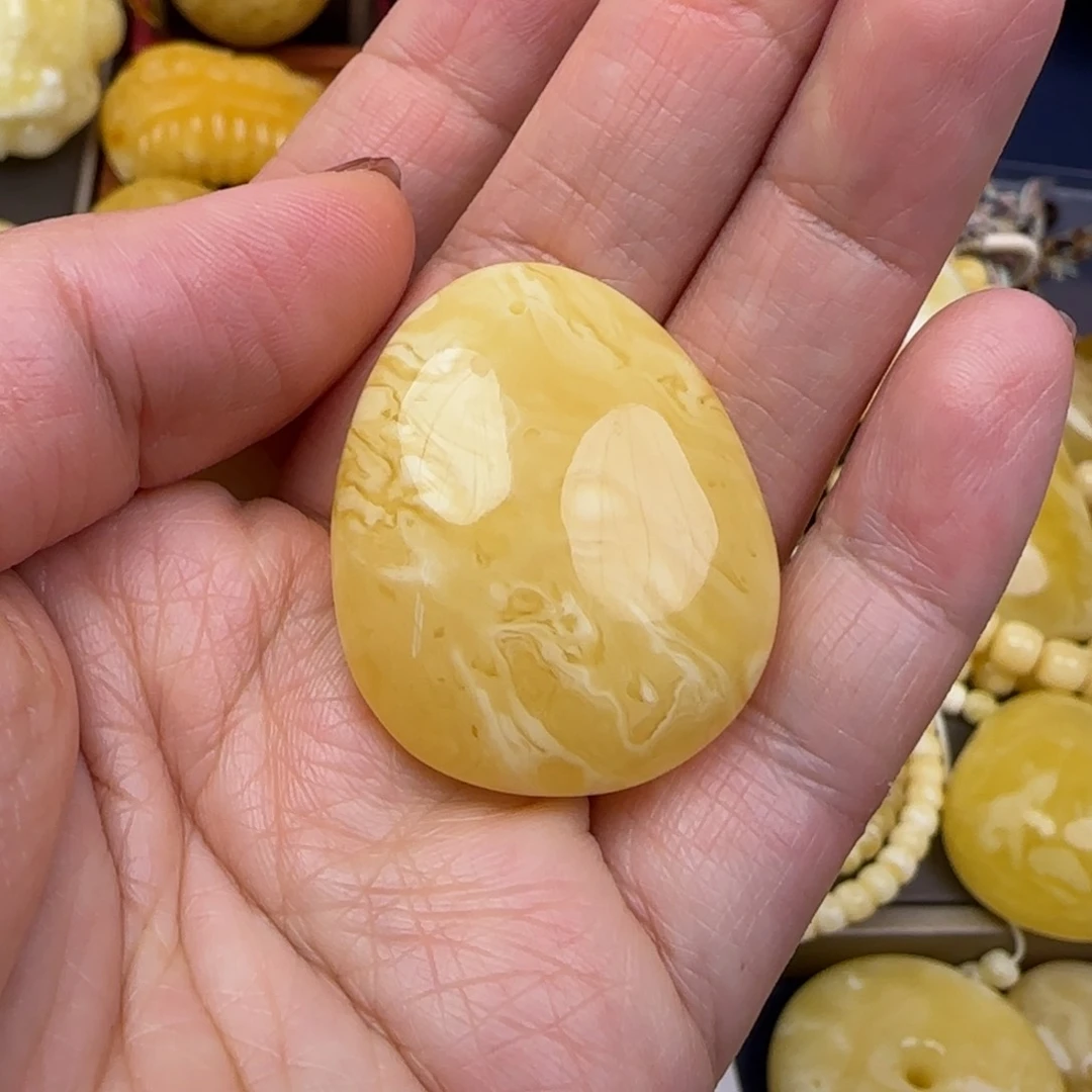 蜜蜡颈饰未镶嵌天然蜜蜡