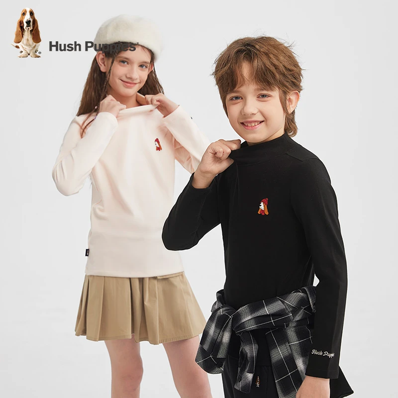 【纯色打底衫】暇步士童装秋季新款柔软舒适百搭儿童内搭打底衫