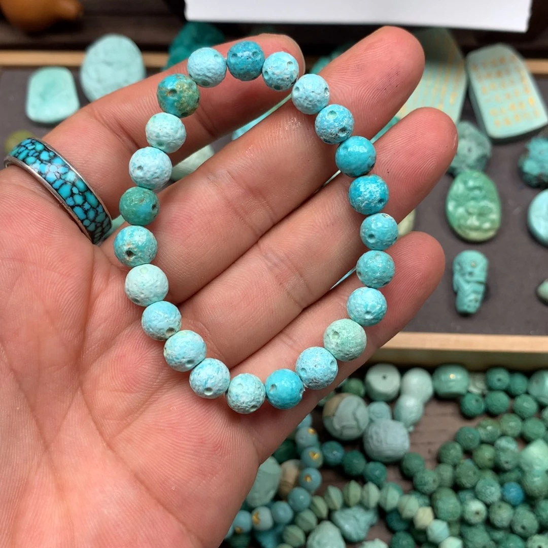 绿松石未镶嵌雕刻