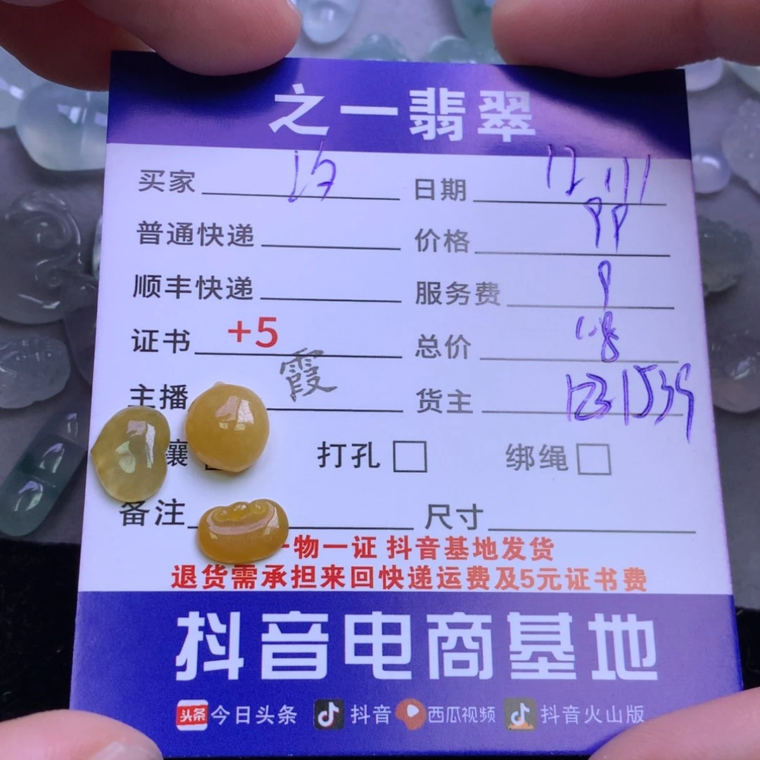 颈饰未镶嵌翡翠汐*