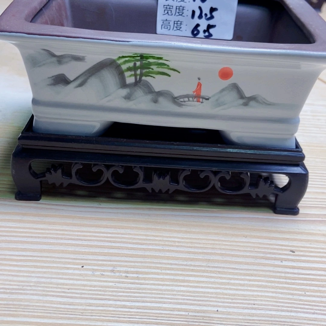 瓷片陶瓷花盆陶瓷艺术