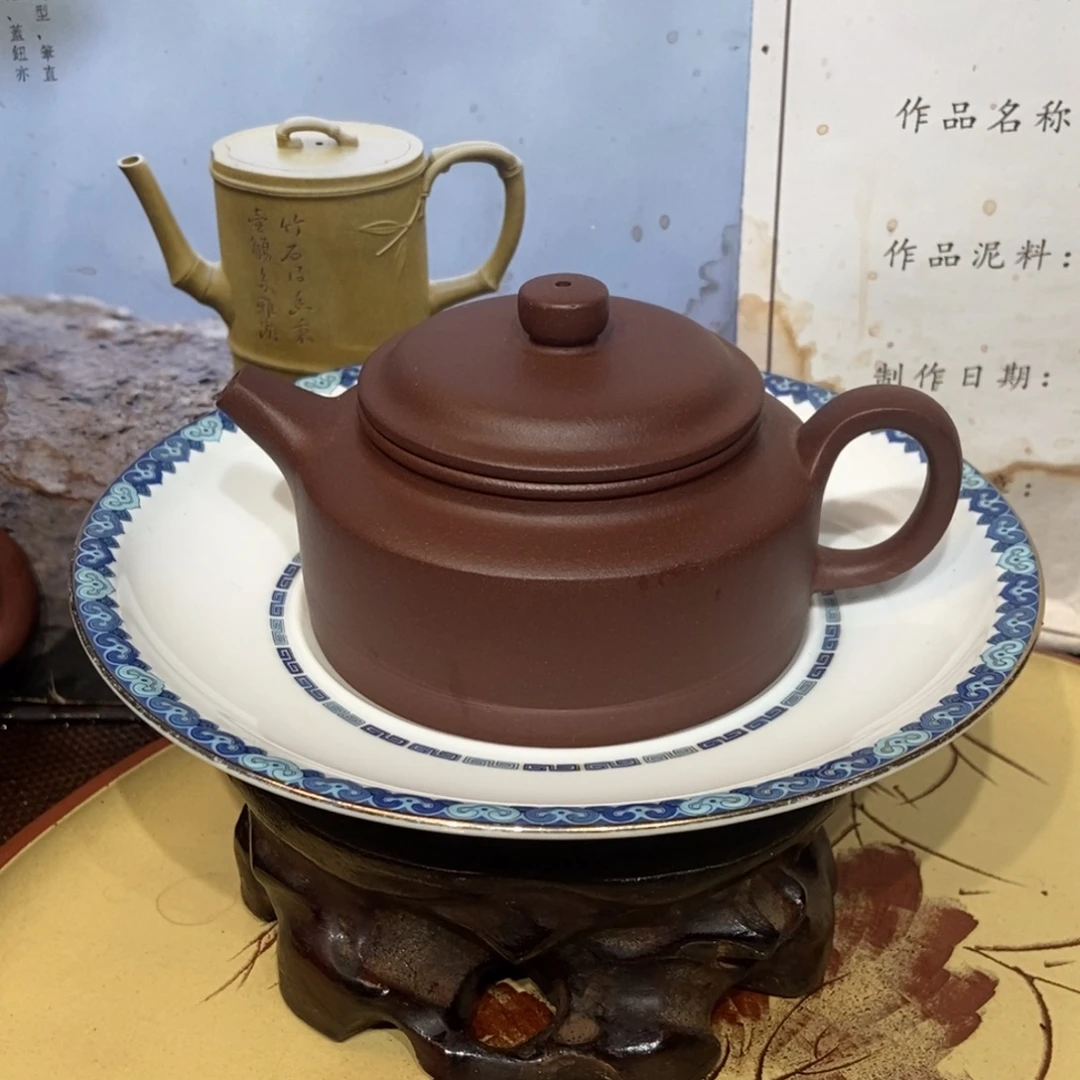 茶壶紫砂家藏底槽清老母亲制作容量150