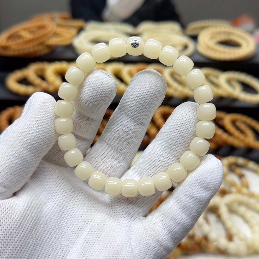 菩提根/象牙果手串8×9 5年 霜降 鬼工