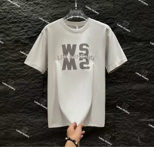 -56118#-春夏2025新款圆领短袖男女同款T恤