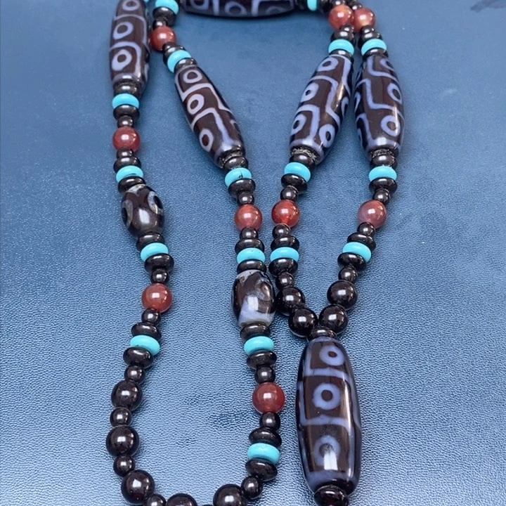 玛瑙/玉髓颈饰合金