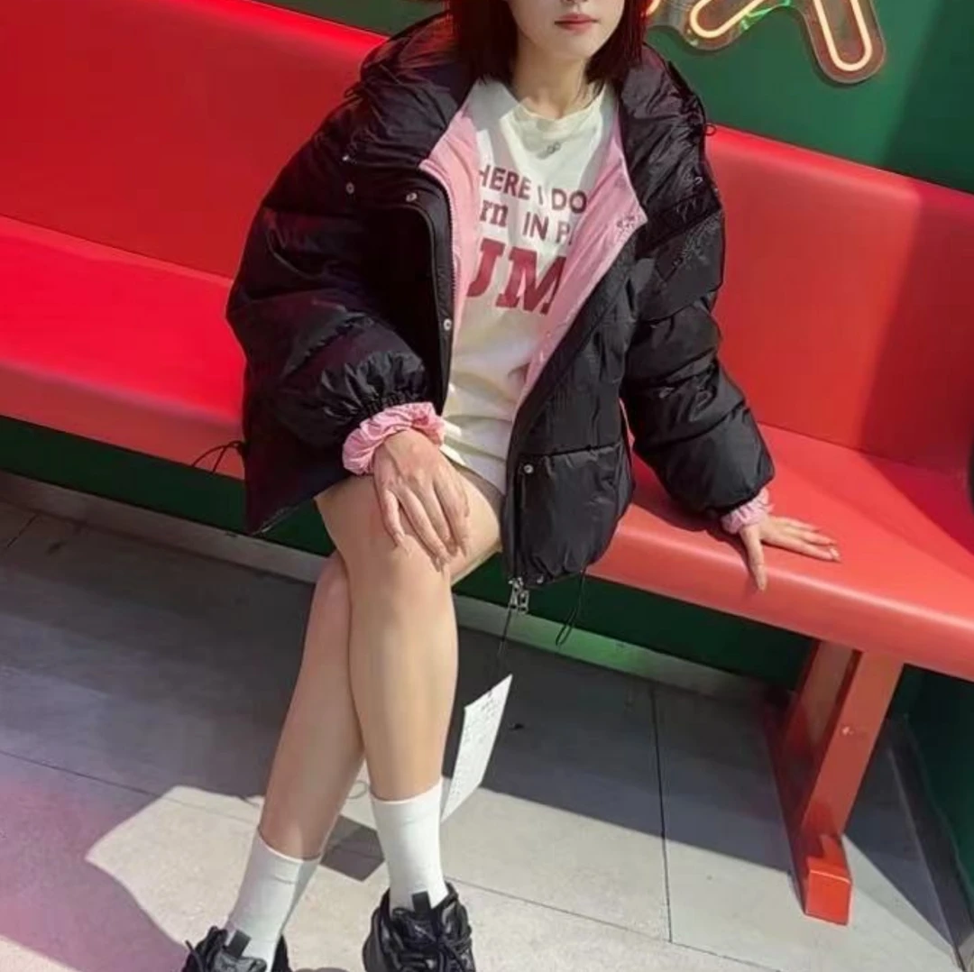 女士时尚百搭连帽棉服 82511 -A852