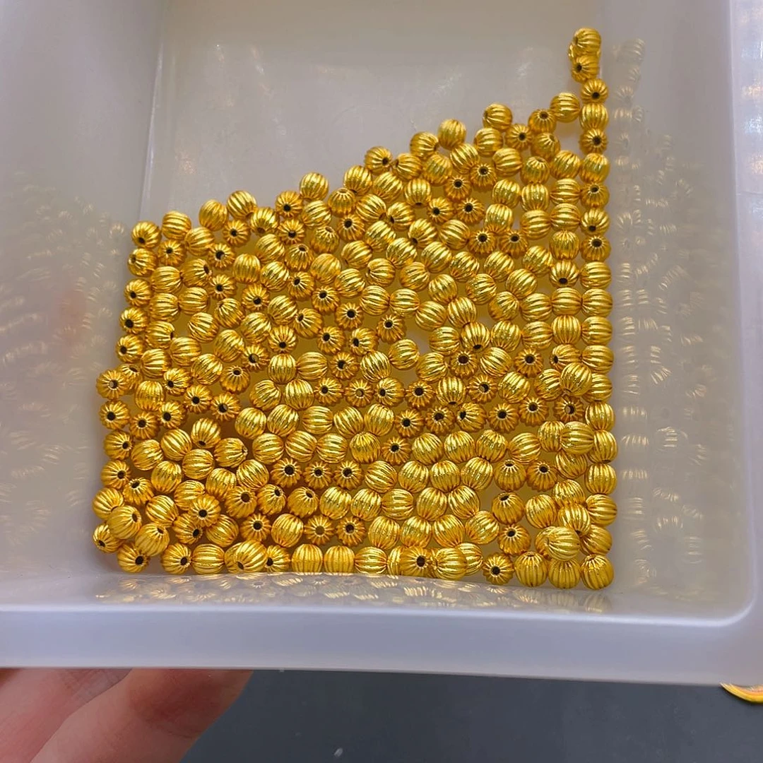 锆石铜合金南瓜珠5mm10颗