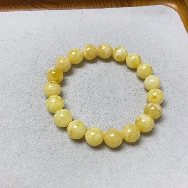 裸石蜜蜡未镶嵌手串