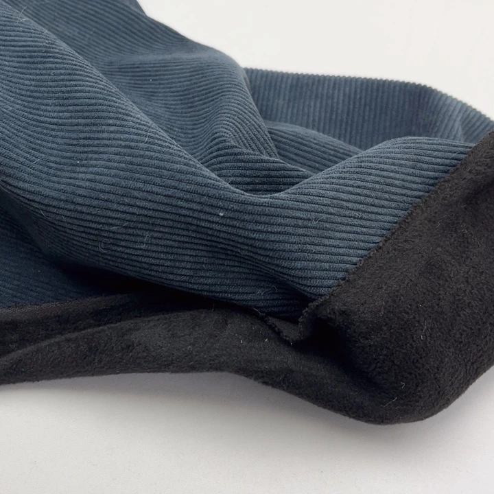混纺深蓝色灯芯绒1.1米