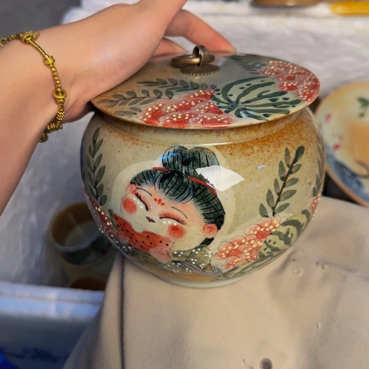 瓷片景德镇陶瓷手工手绘