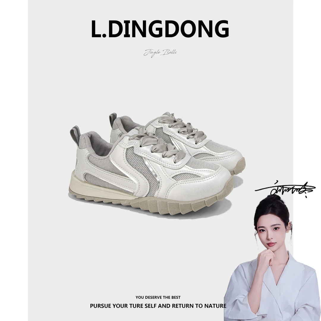 【刘叮咚女鞋】c3新款时尚透气德训鞋网鞋时尚休闲鞋秋季运动百搭