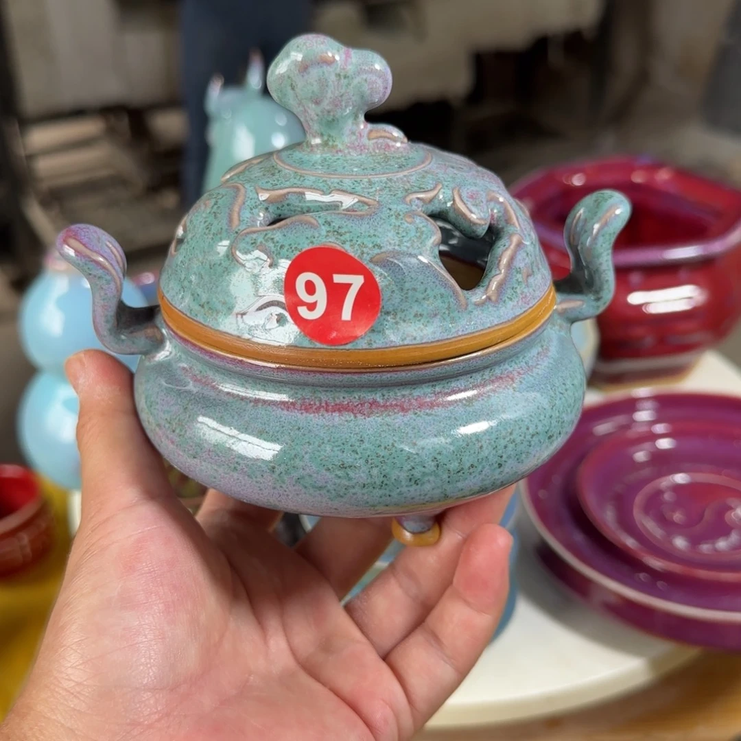 摆件郑家钧窑摆件