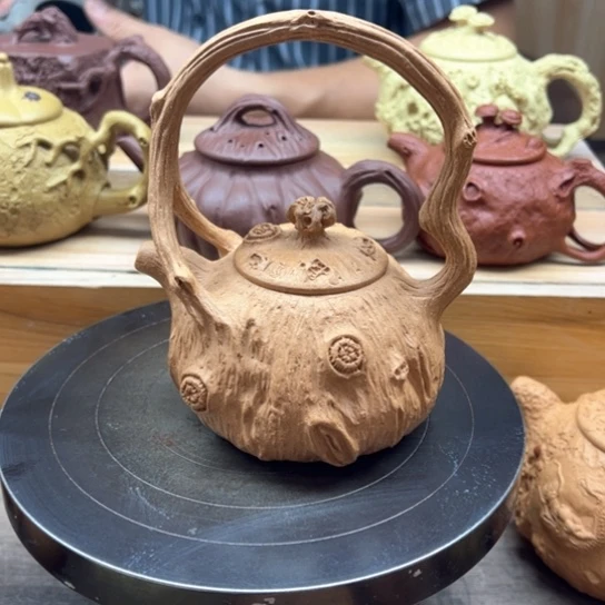 茶壶紫砂全手工制作