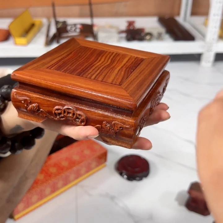 琉璃手工艺品红木工艺品摆件