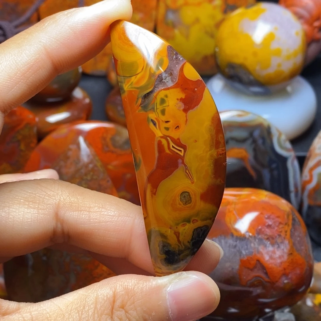 玛瑙/玉髓吊坠(不含链)未镶嵌天***。