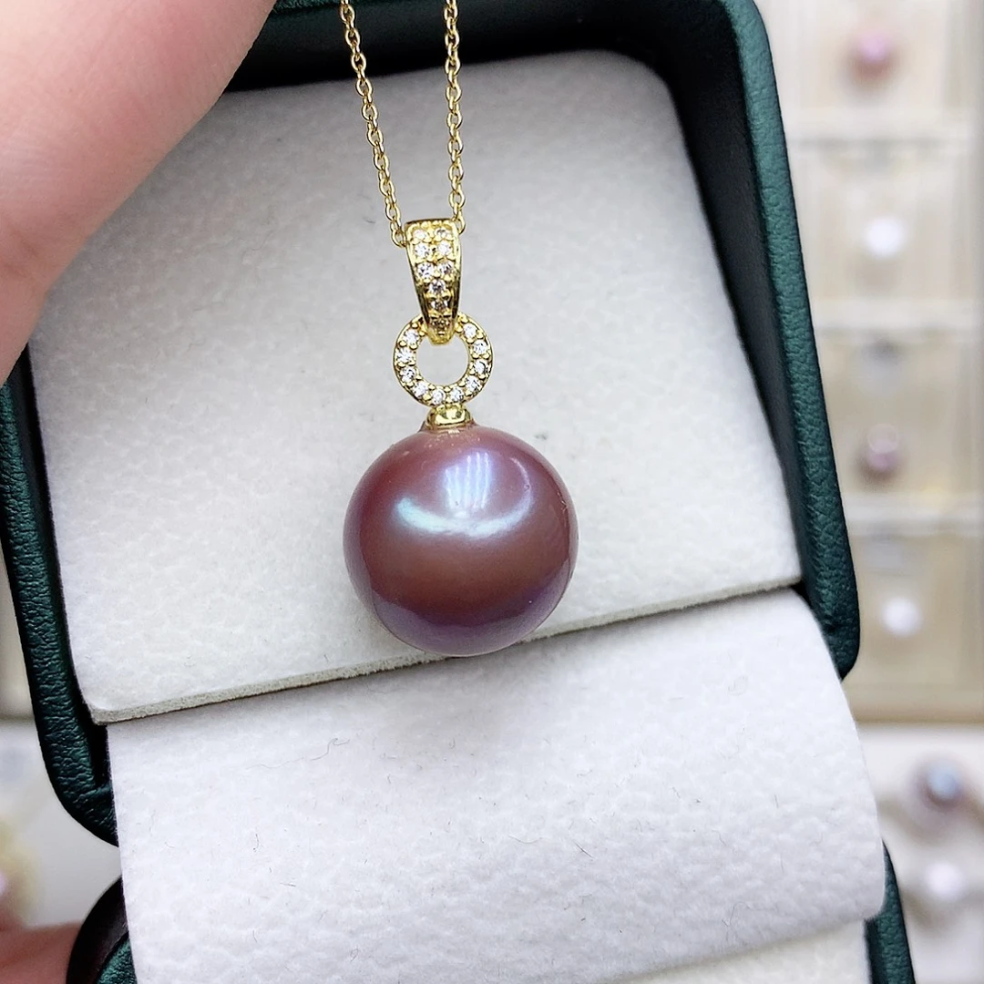 淡水珍珠吊坠(赠链)合金