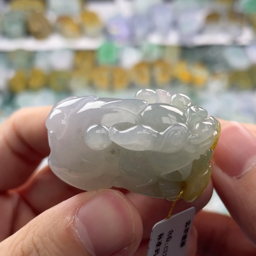 翡翠未镶嵌颈饰貔貅10