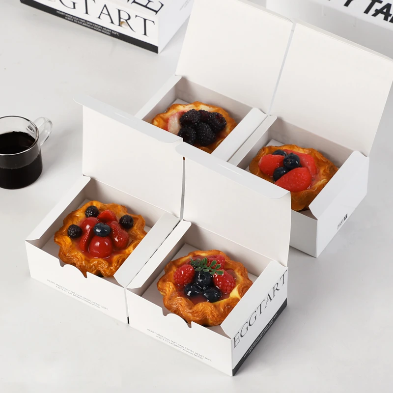 蛋挞包装盒1粒2粒4粒装一次性打包盒子葡式蛋挞盘挞商用家烘焙盒