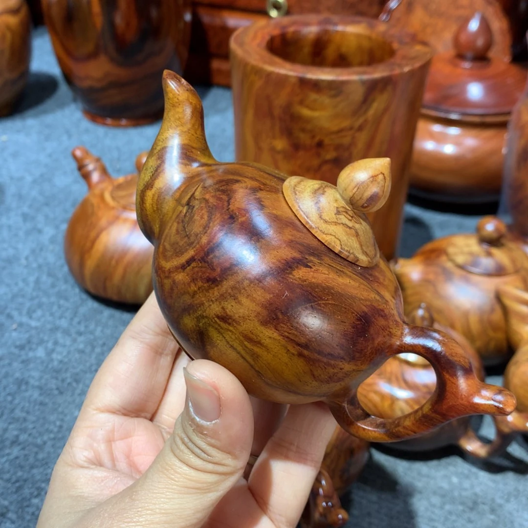 黄花梨/降香黄檀天*越黄壶