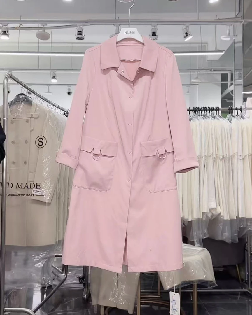 【高奢•DD】NN806-时尚女装设计感风衣外套显瘦休闲百搭气质百搭