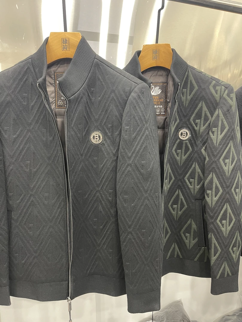 商务帝王绿轻奢立领夹克