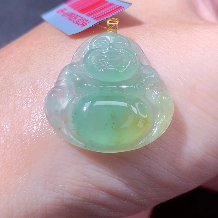 18K金镶嵌定制翡翠翡翠