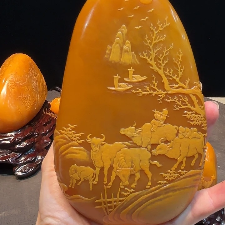 由***甲寿山石寿山石摆件