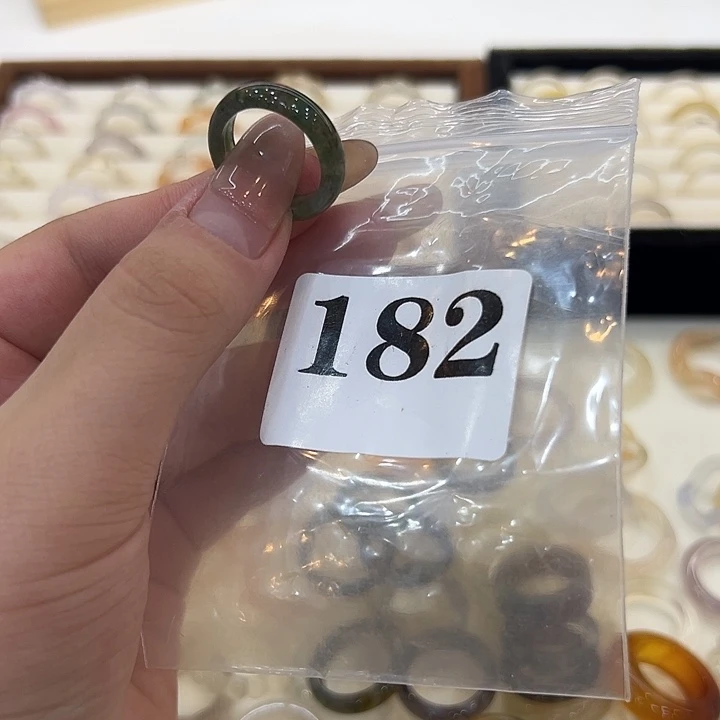 玛瑙/玉髓合金戒指182港14