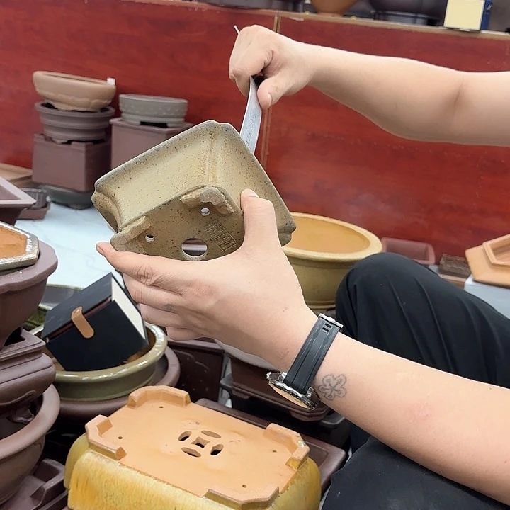 紫砂花盆紫砂的颜色很漂亮