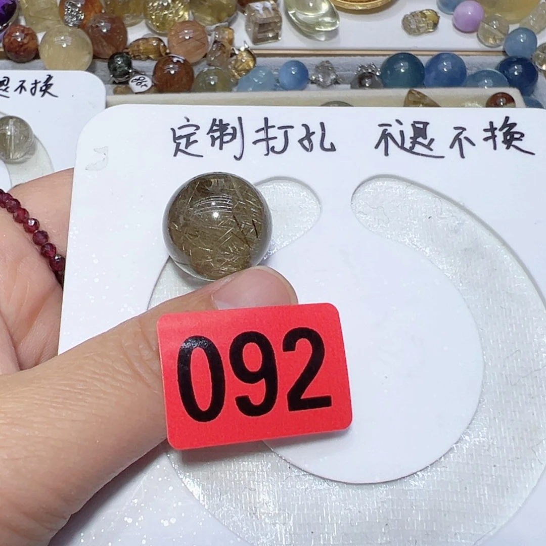 发晶颈饰未镶嵌大*天然