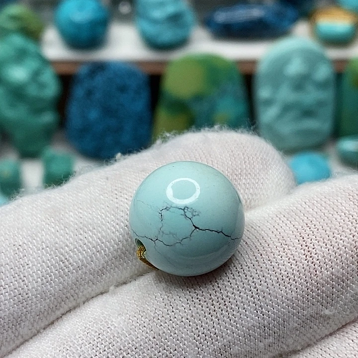 未镶嵌绿松石天然原矿 地大质检 抖音基地 顺丰发货