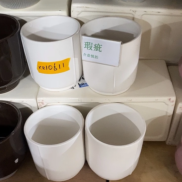 紫砂花盆多肉植物盆瑕疵有孔