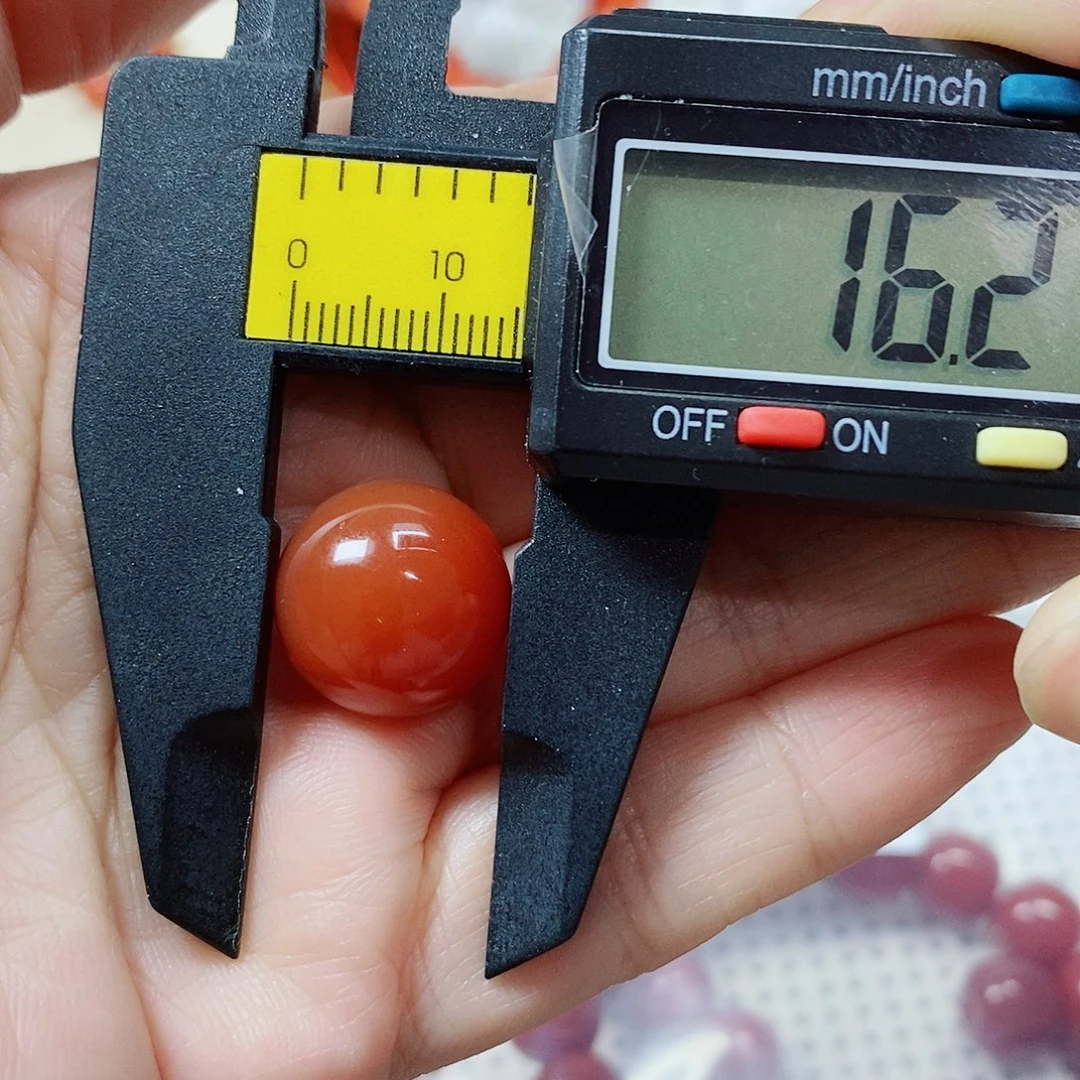 未镶嵌单珠南红玛瑙卡16