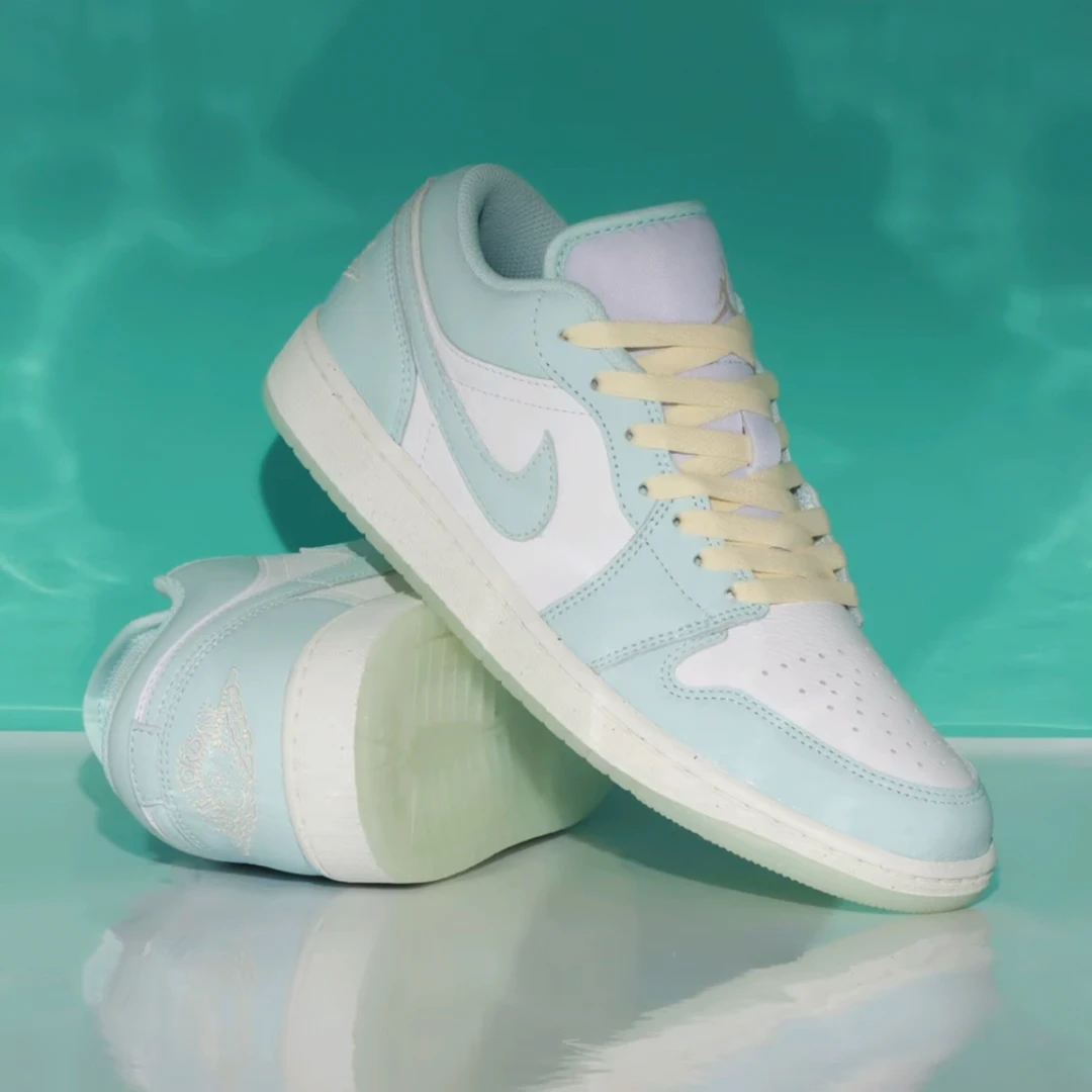 NIKE/耐克海盐蓝【冰淇淋】休闲百搭 AJ1男款板鞋 HJ5999400