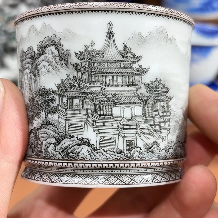 h***y釉上手工手绘墨彩定制款不退不换