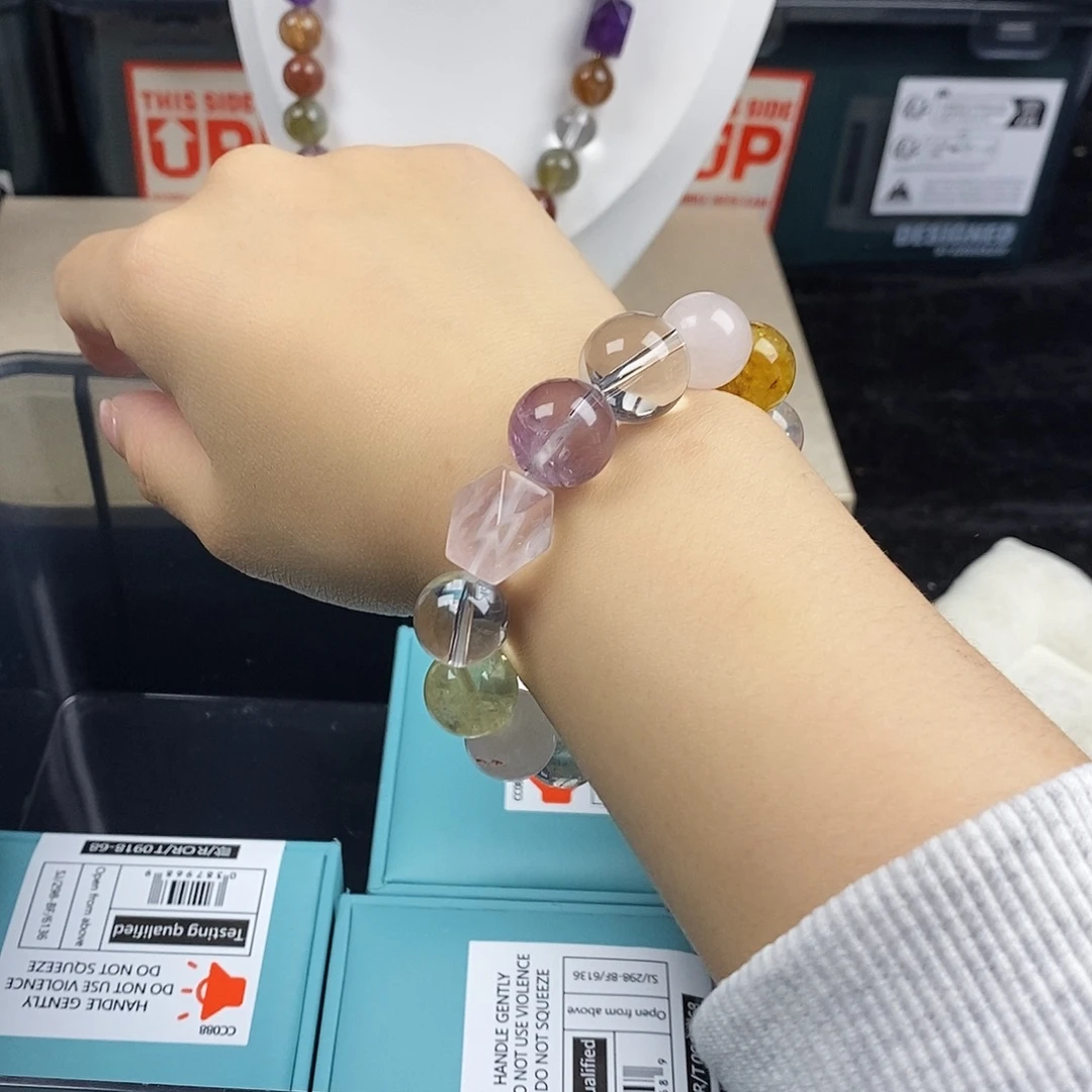 手链银S925镶嵌水晶