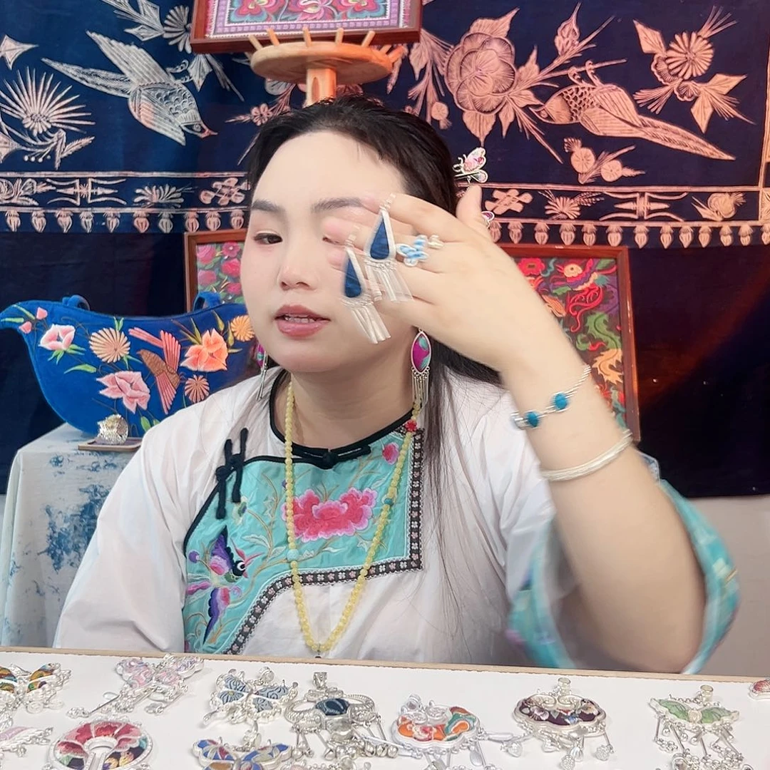 刺绣民族风新中式耳环