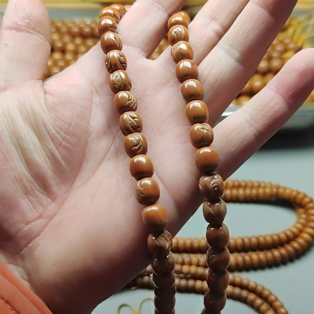 桃核吊坠桃核光珠